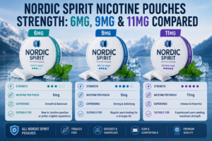 Nordic Spirit Nicotine Pouches Strength: 6mg, 9mg and 11mg Compared