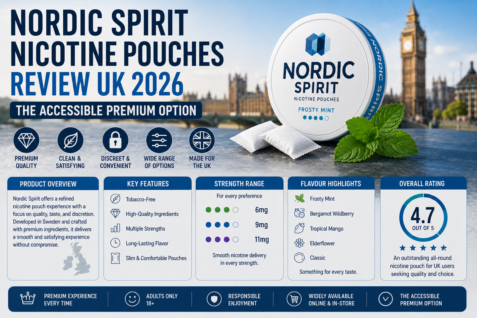 Nordic Spirit Nicotine Pouches Review UK 2026: The Accessible Premium Option